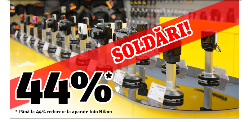 Pana la 44% reducere la aparatele Nikon