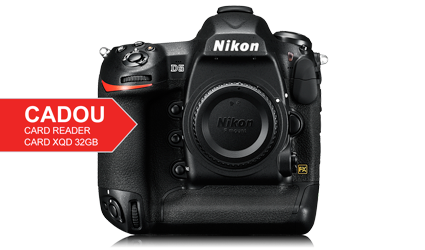 NIKON D5 BODY (XQD)CADOU: CARD XQD 32GB,  CARD READER