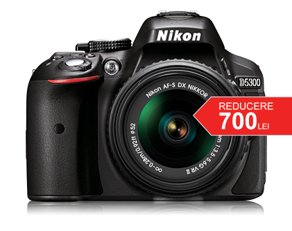 VIZIUNE CREATIVA!  NIKON D5300 KIT 18-55 VR II 