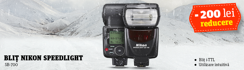 200 lei reducere la blitul Nikon Speedlight SB-700